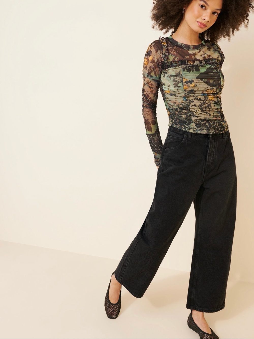 Free People deep trance jeans